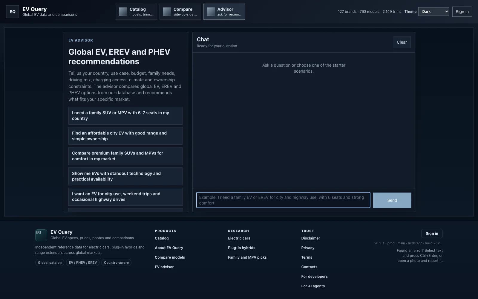 EVQuery.com: каталог и сравнение китайских электромобилей: изображение 2