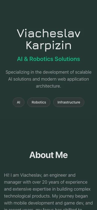 Минималистичное web-портфолио: изображение 2