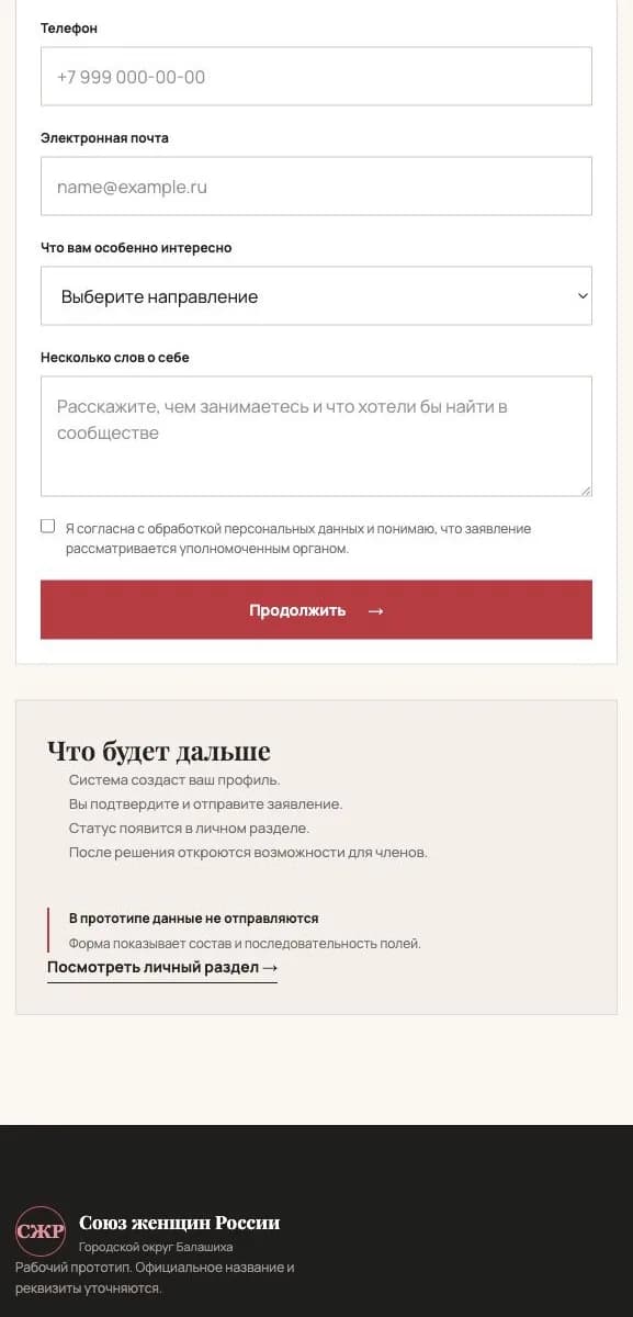 Союз женщин России: цифровой портал Балашихинского отделения: изображение 2